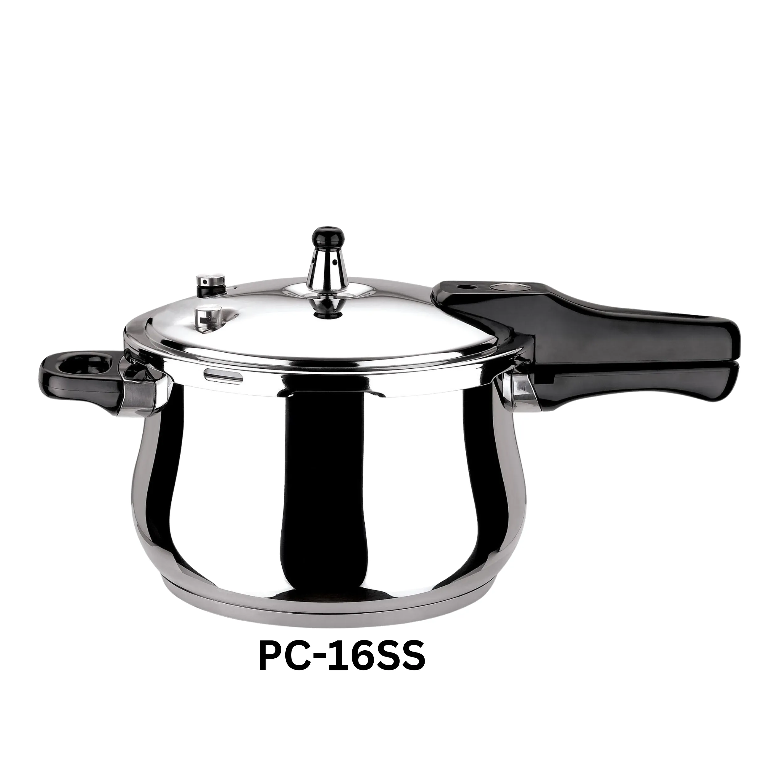 16 cm Pressure Cooker Heavy Duty Double Bottom with Extra Plastic Ring
