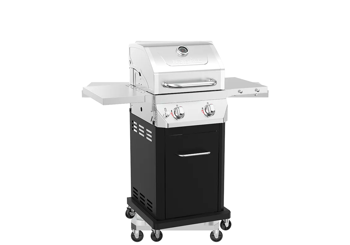 2-Burner Gas Grill in Black