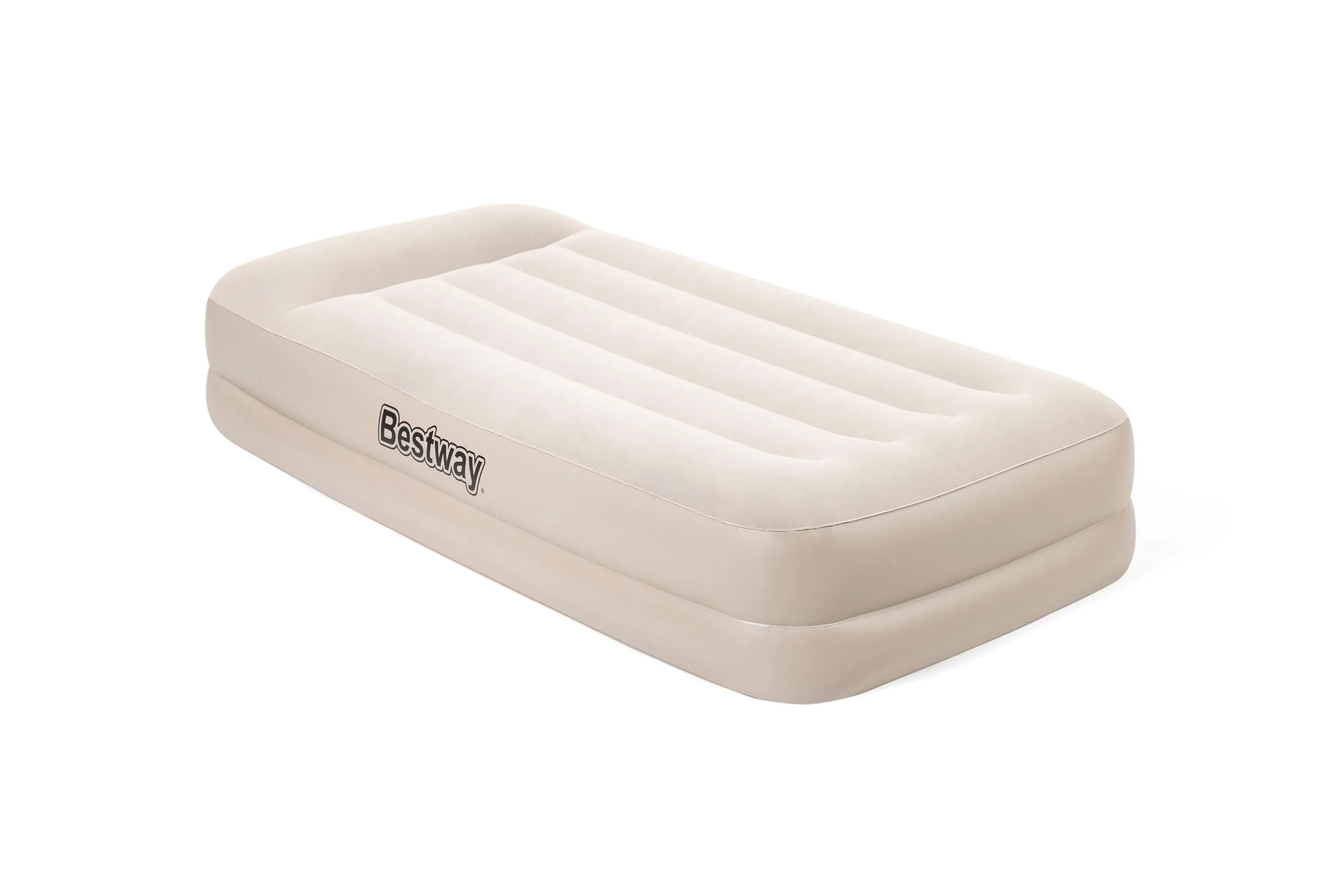 (67694) Bestway® 75" x 38" x 16.5"/1.91m x 97cm x 42cm Tritech Airbed Twin Built-in AC Pump