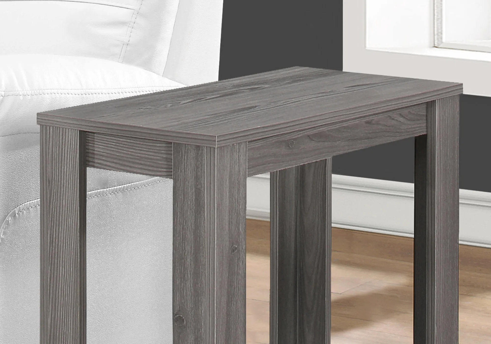 Accent Grey Rectangular Side Table
