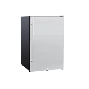 American Made Grills 22" 4.1c Fridge Reversible Door with Lock RFR-22S