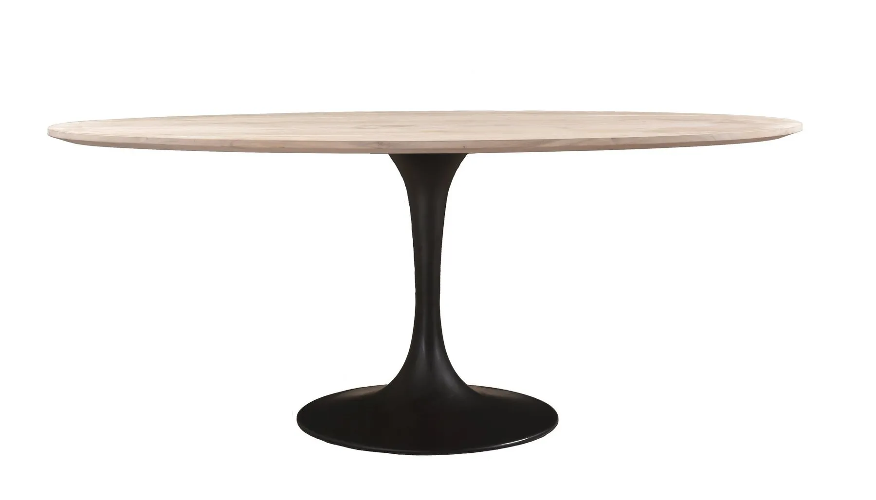 Aspen Oval Dining Table | Metal Base