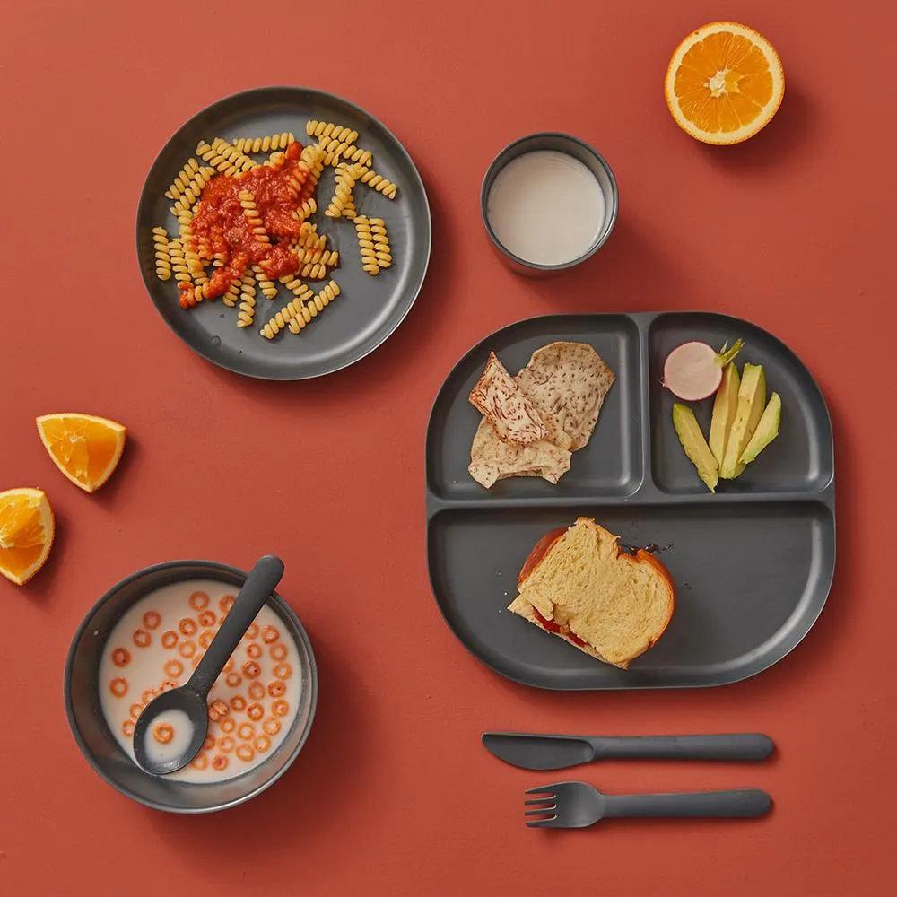 Bamboo Kids Bowl - Set Of 4 - Smoke