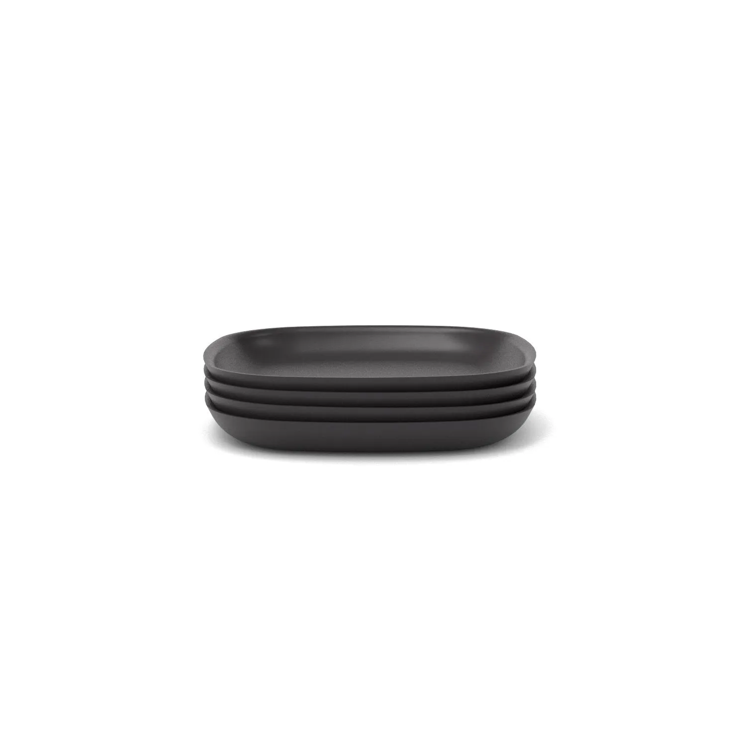 Bamboo Side Plate - 4 Piece Set - Black