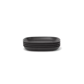 Bamboo Side Plate - 4 Piece Set - Black