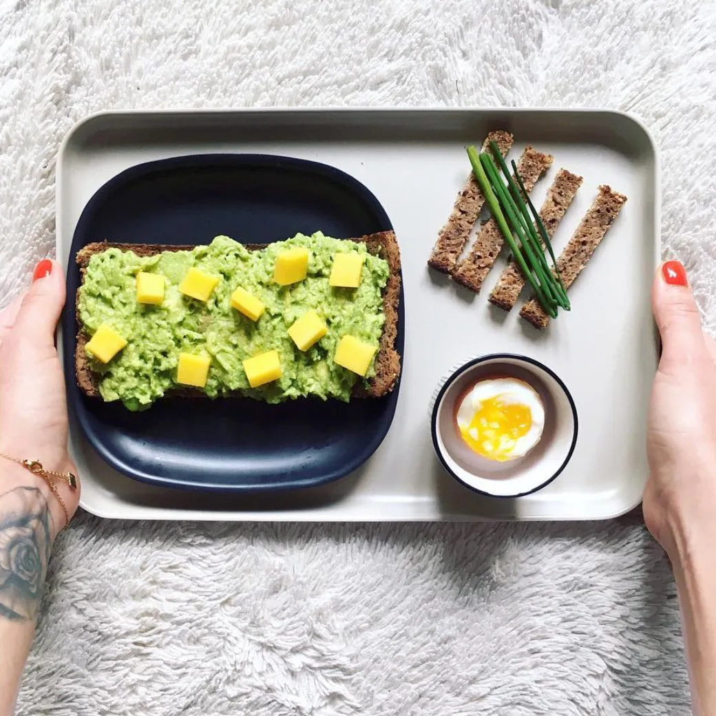 Bamboo Side Plate - 4 Piece Set - Black