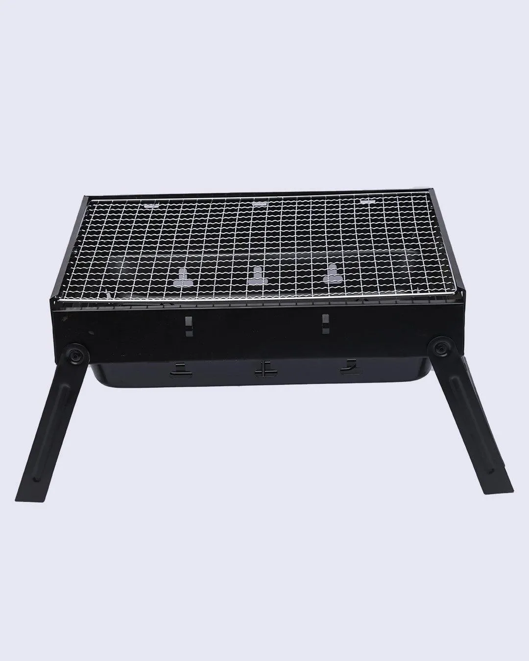 Barbecue Grill, Compact Design, for Cooking, Black, Iron
