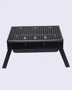 Barbecue Grill, Compact Design, for Cooking, Black, Iron