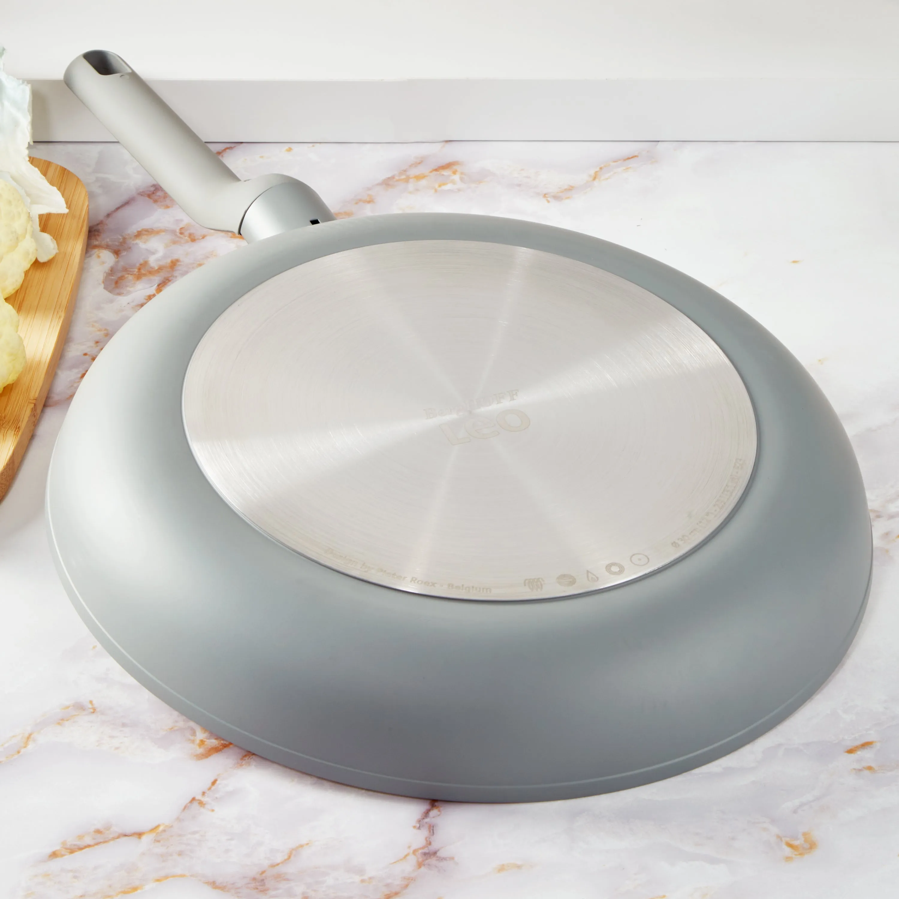 BergHOFF Balance Nonstick Ceramic Frying Pan 12.5", Recycled Aluminum, Moonmist