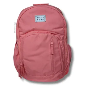 Billabong "Roadie" Backpack - Solid Coral Pink
