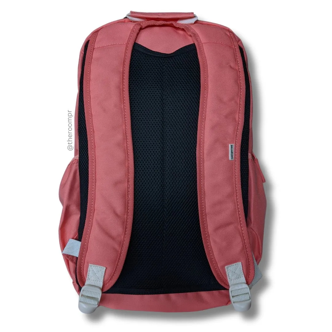 Billabong "Roadie" Backpack - Solid Coral Pink