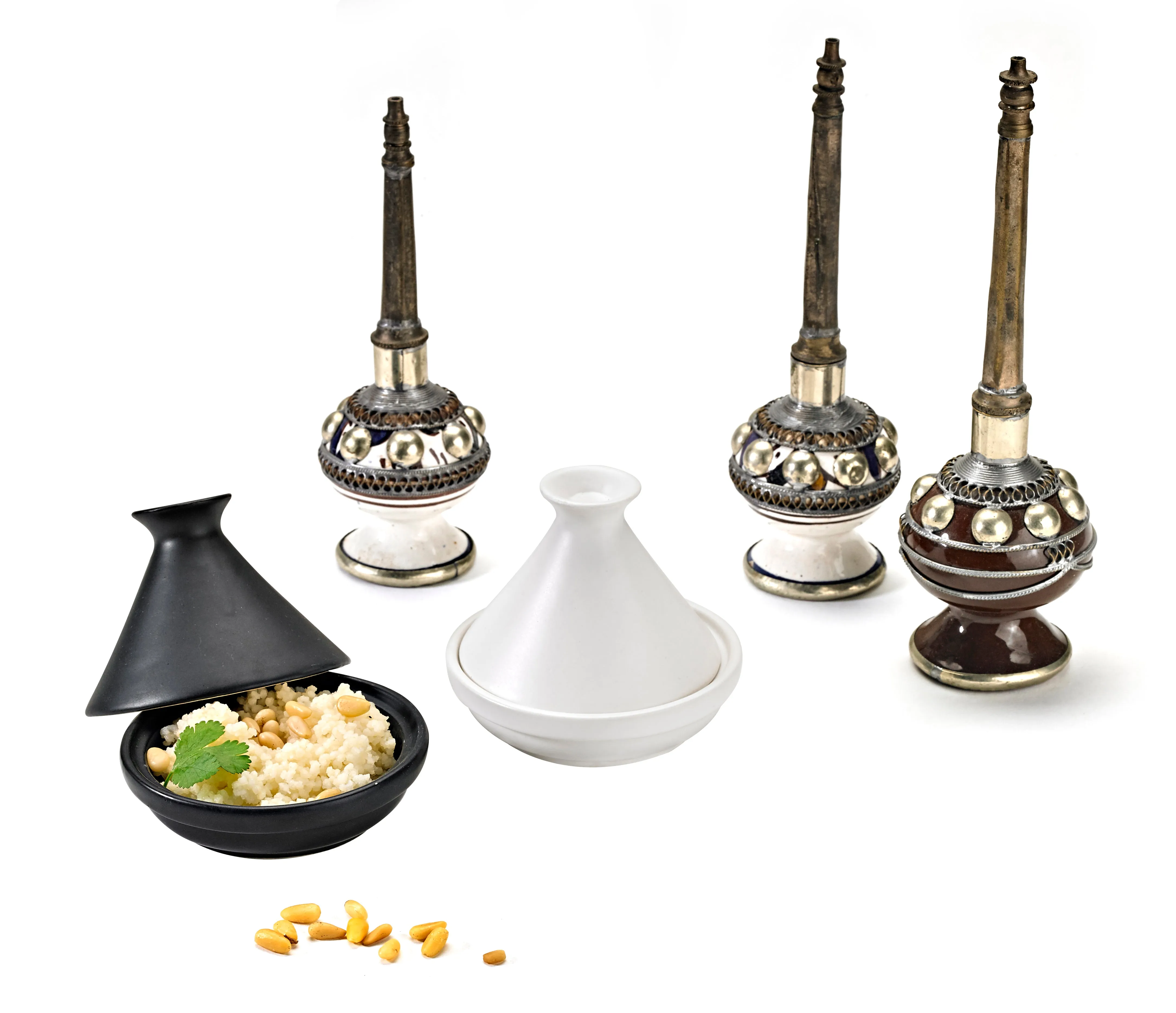 Black Mini Reusable Tajine - H:3.1in - 24 Pcs