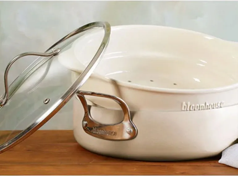 Bloomhouse 3-Piece Heavy Gauge Aluminum Everyday Cookware Set - Oat