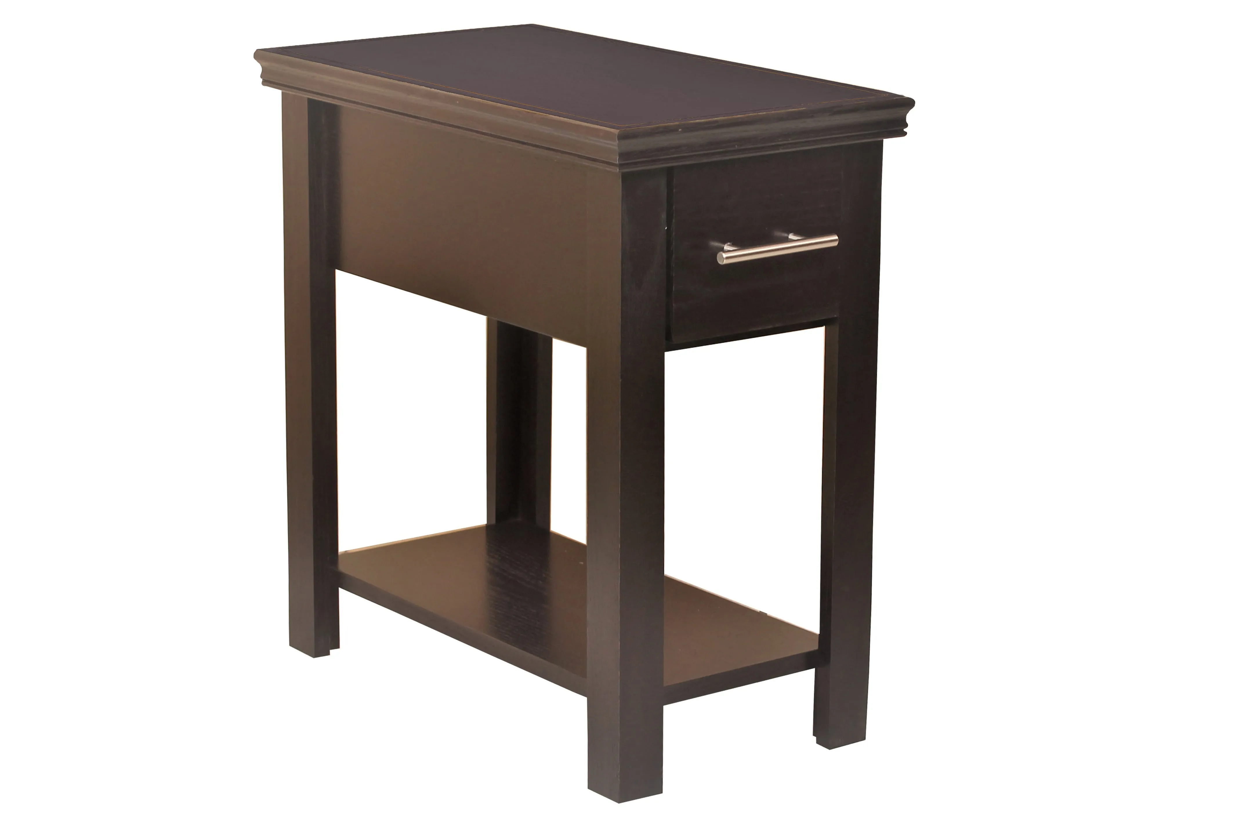 Brookline 1 Drawer Side Table - Espresso