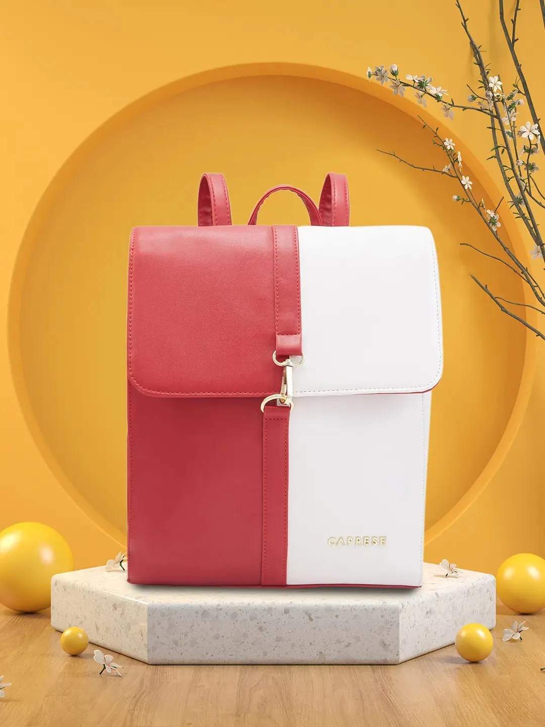 Caprese Lizzy Backpack Medium Red