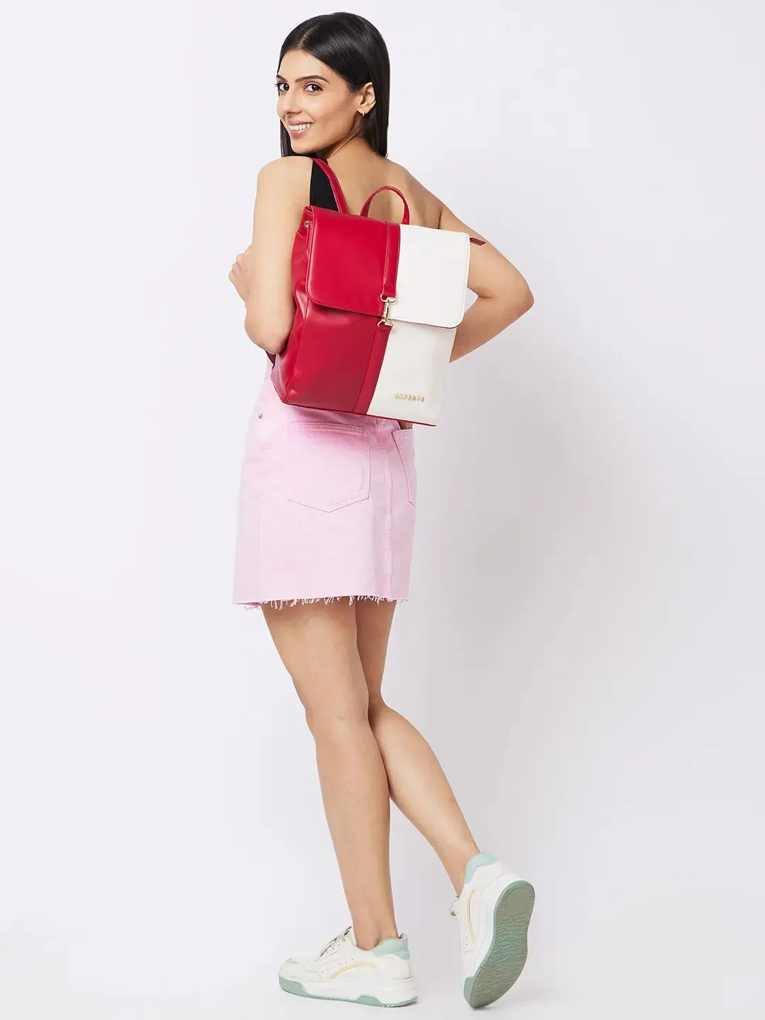 Caprese Lizzy Backpack Medium Red