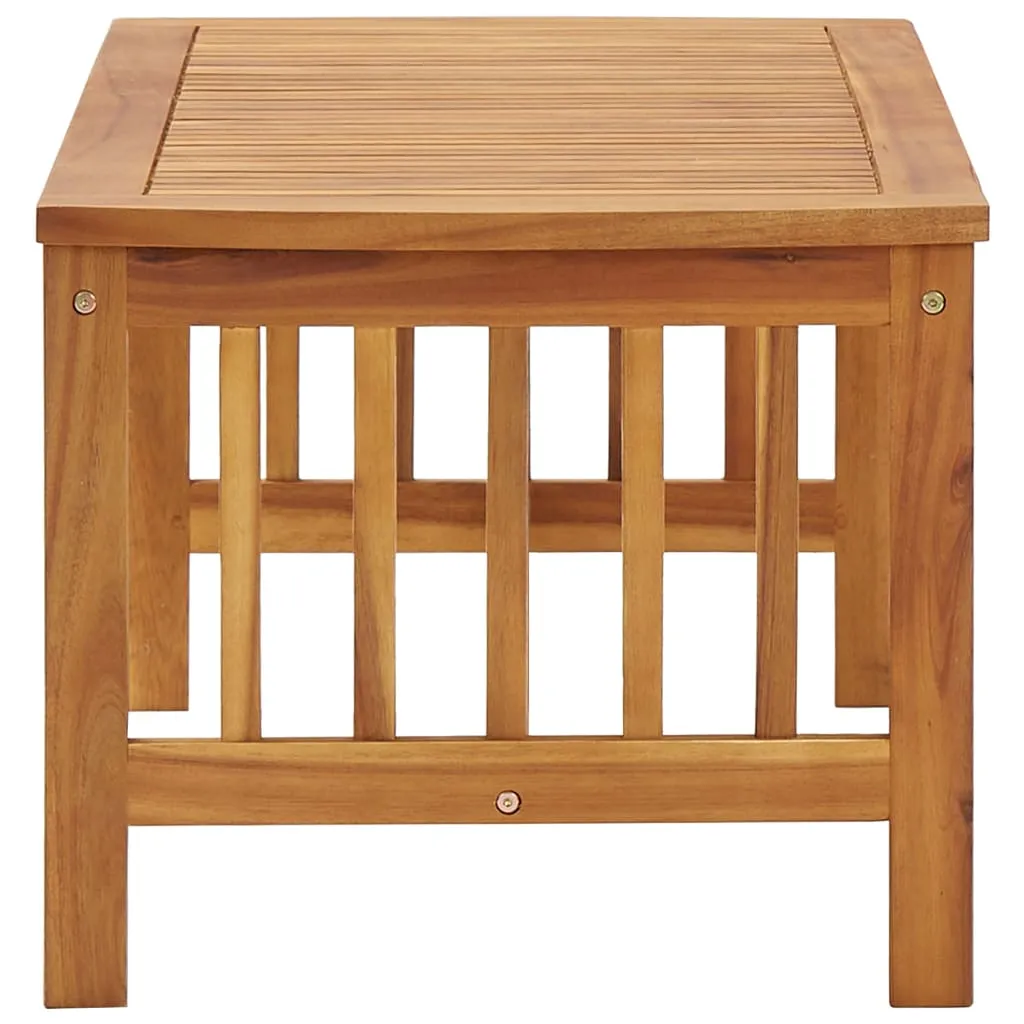 Coffee Table 40.2"x19.7"x16.9" Solid Acacia Wood