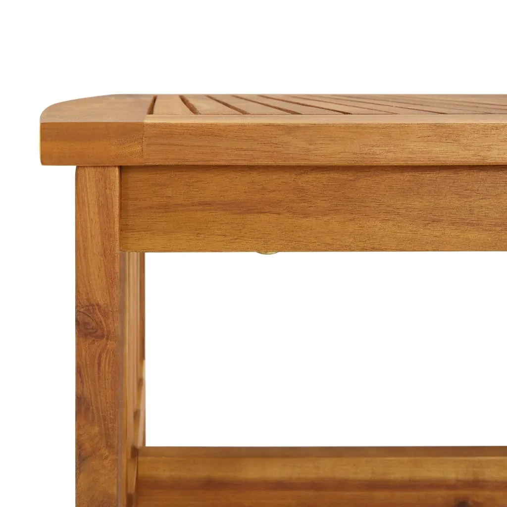 Coffee Table 40.2"x19.7"x16.9" Solid Acacia Wood
