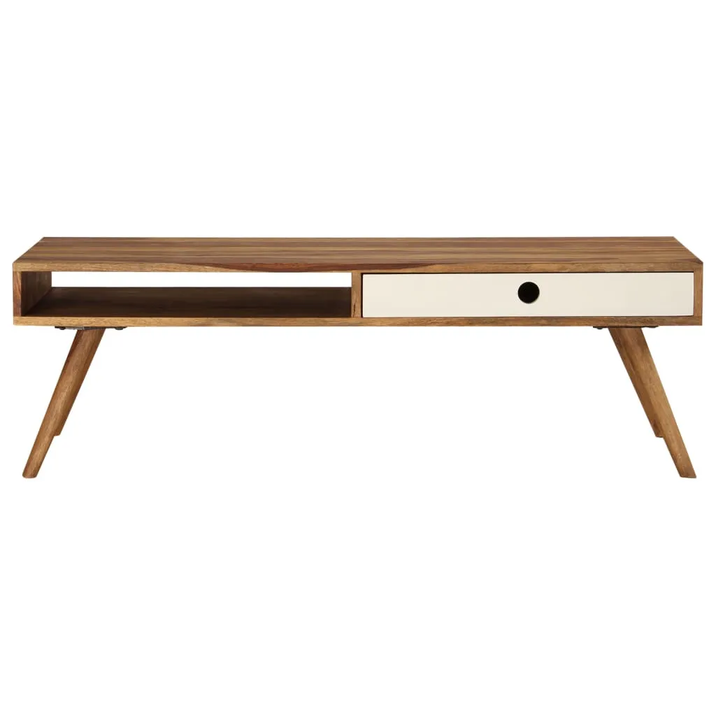 Coffee Table 43.3"x19.7"x13.8" Solid Sheesham wood