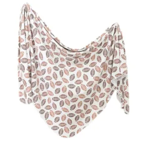 Copper Pearl Knit Swaddle Blanket / Blitz