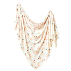 Copper Pearl Knit Swaddle Blanket / Caroline
