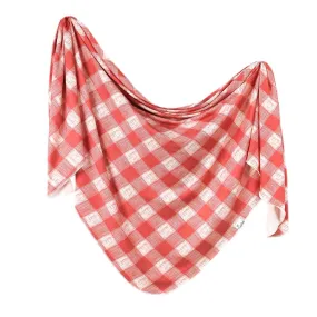 Copper Pearl Knit Swaddle Blanket / Ralphie
