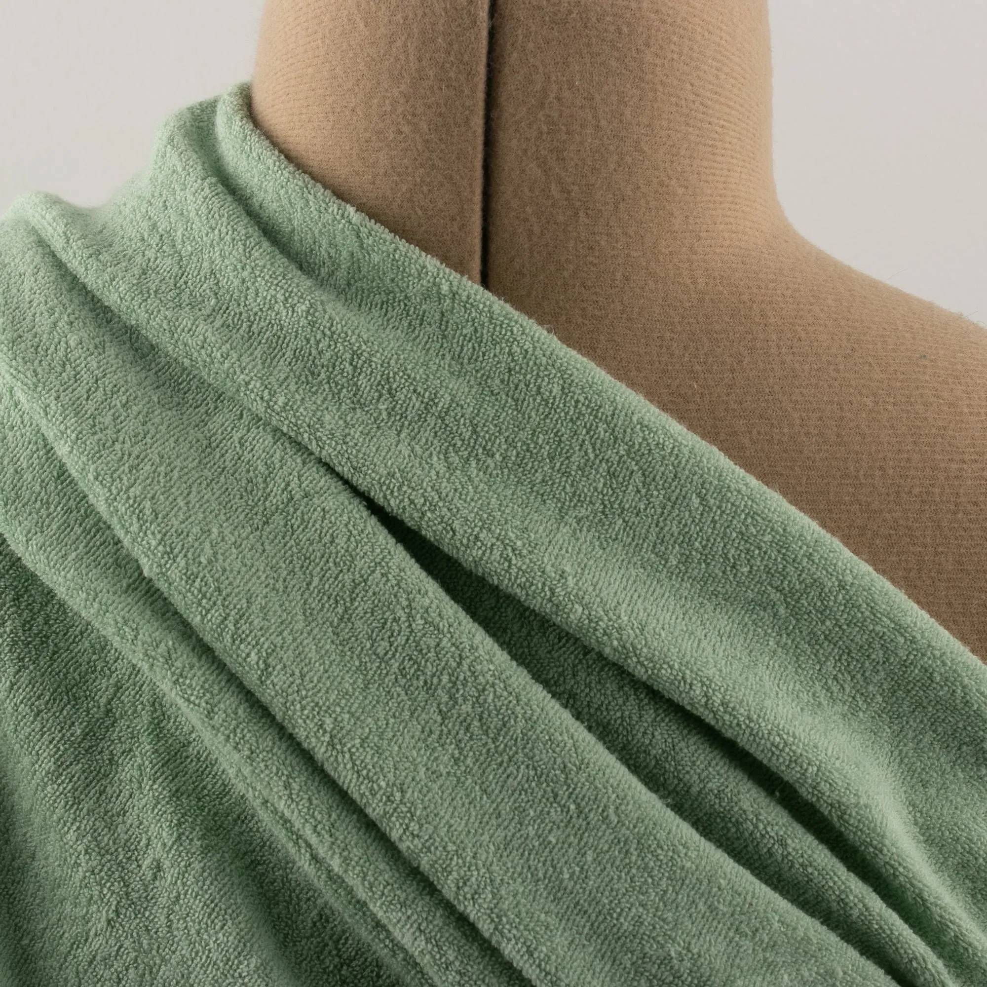 Cotton Poly Terry - PLUSH - Sage