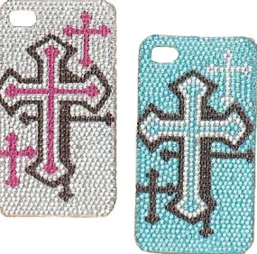 Cross iPhone 4 Hard Case Jacket by Blazing Roxx