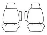 Custom Made Esteem Velour Seat Covers suits Toyota Tarago GLI/GLX/Ultima Wagon 3.5 LTR GSR50R 3/2006-On 3 Rows