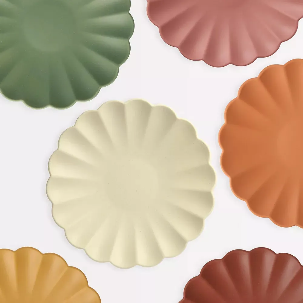 Earthy Reusable Bamboo Plates