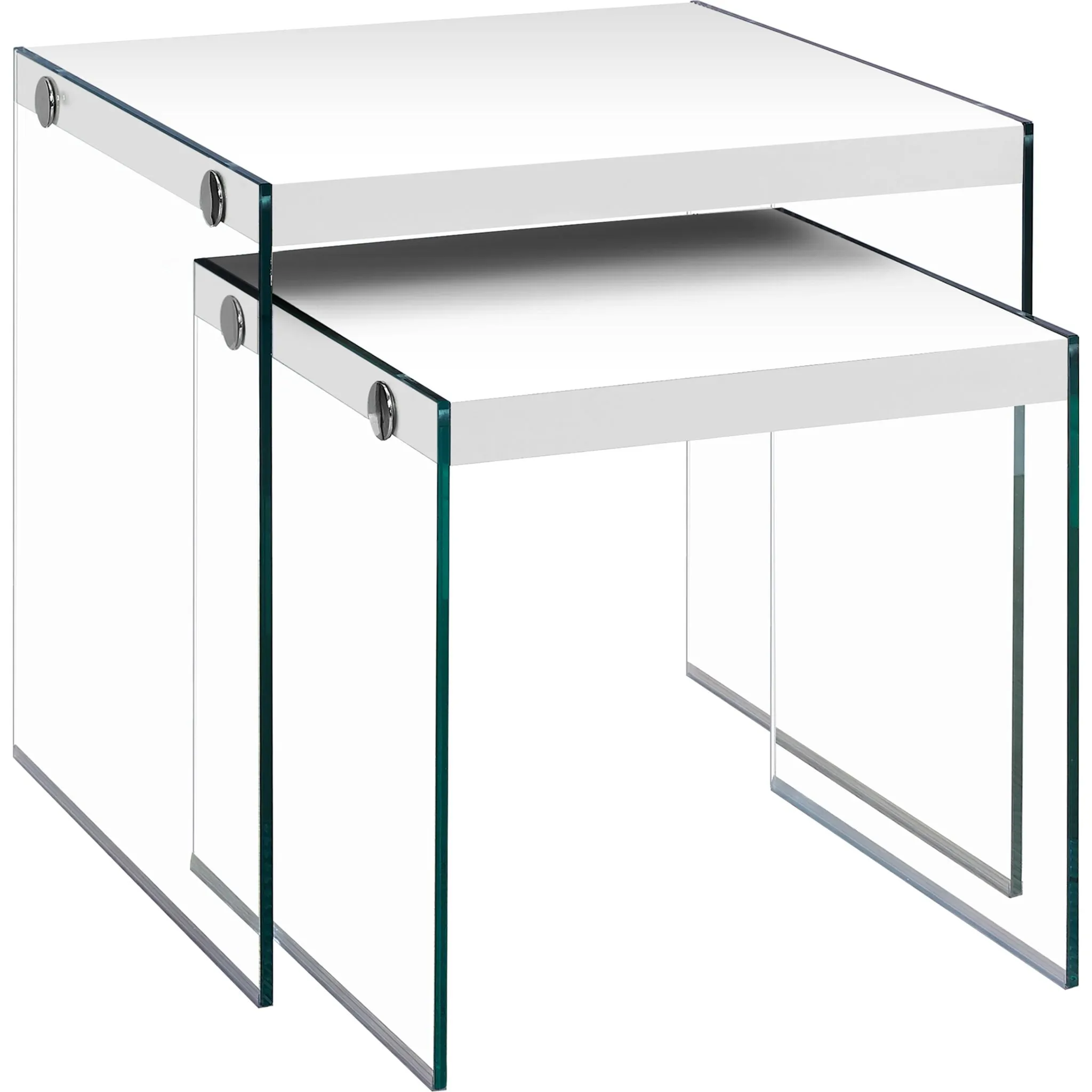 Elle Nesting Table - White