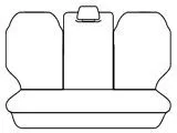 Esteem Velour Seat Covers Set Suits Holden Commodore VE Berlina Sedan 2006-5/2013 2 Rows