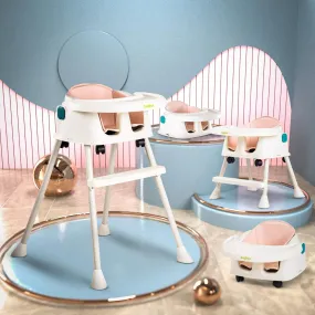 EvolveEats 4 in 1 Convertible High Chair for Kids with Adjustable Comfortable Seat