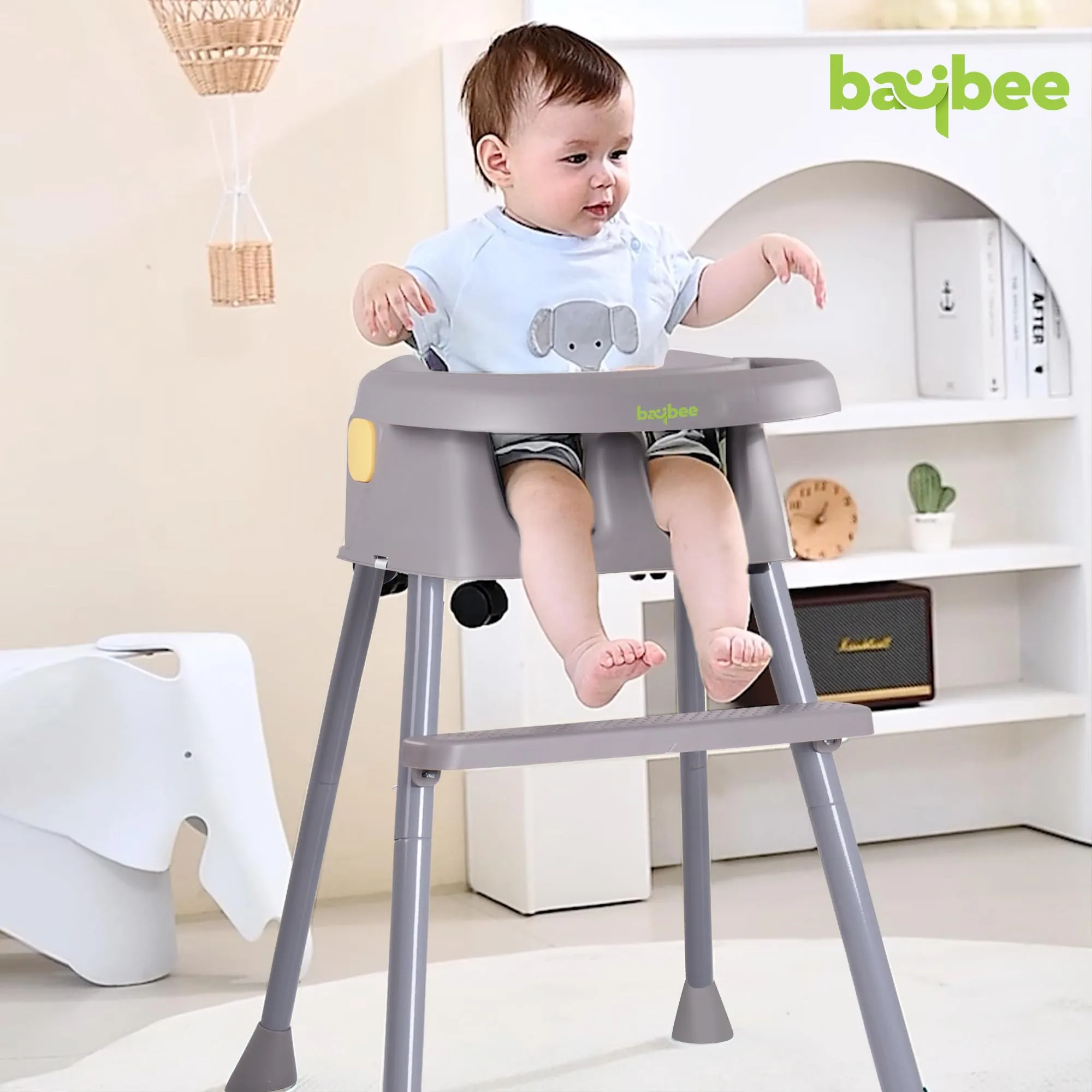 EvolveEats 4 in 1 Convertible High Chair for Kids with Adjustable Comfortable Seat