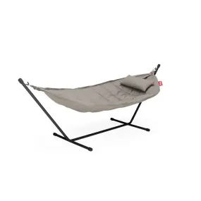 Fatboy Superb Hammock Swing and Stand with Pillow (Grey Taupe)