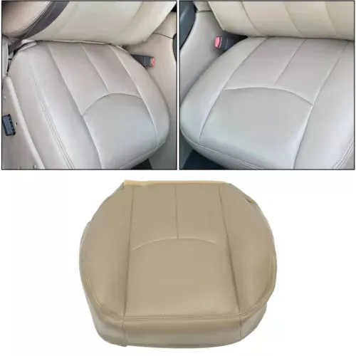 Fits 03-06 GMC Sierra Chevy Silverado Seat Cover Tan Driver Passenger Bottom-Top