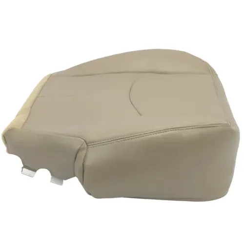 Fits 03-06 GMC Sierra Chevy Silverado Seat Cover Tan Driver Passenger Bottom-Top