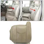 Fits 03-06 GMC Sierra Chevy Silverado Seat Cover Tan Driver Passenger Bottom-Top