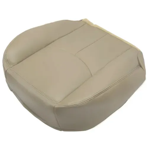 Fits 03-06 GMC Sierra Chevy Silverado Seat Cover Tan Driver Passenger Bottom-Top