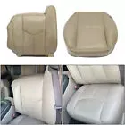 Fits 03-06 GMC Sierra Chevy Silverado Seat Cover Tan Driver Passenger Bottom-Top