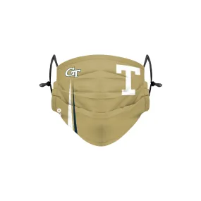 Georgia Tech Yellow NCAA Jackets On-Field Sideline Logo Alternative Face Cover