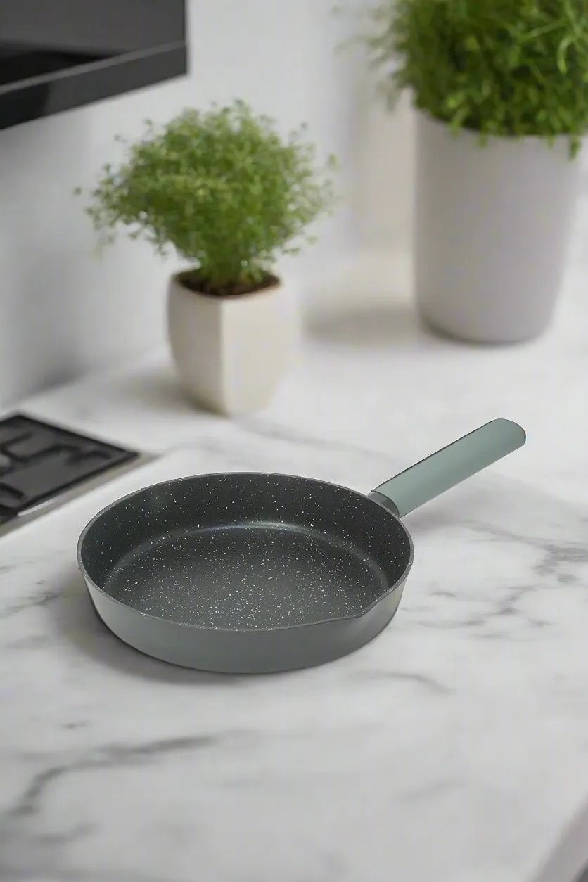 Grey Marble Non Stick Frypan (22Cm)