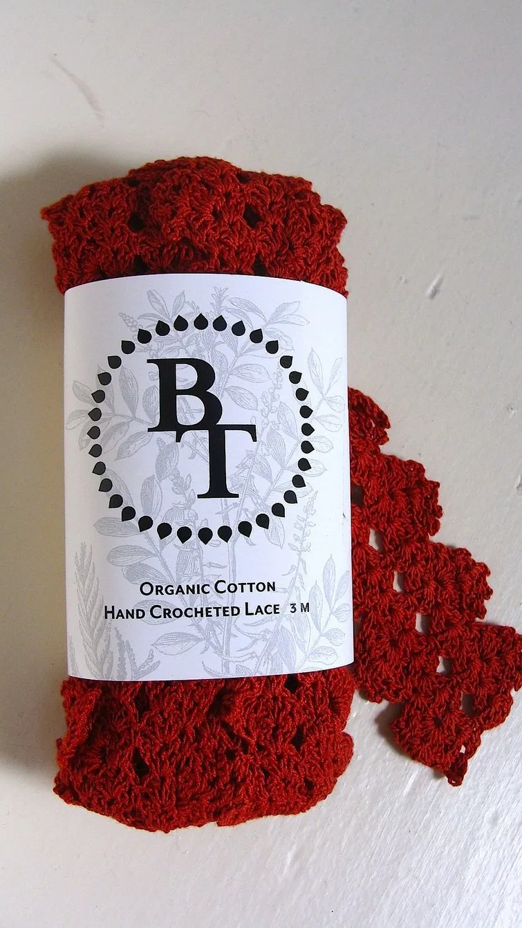 Hand-Crocheted Lace-38mm