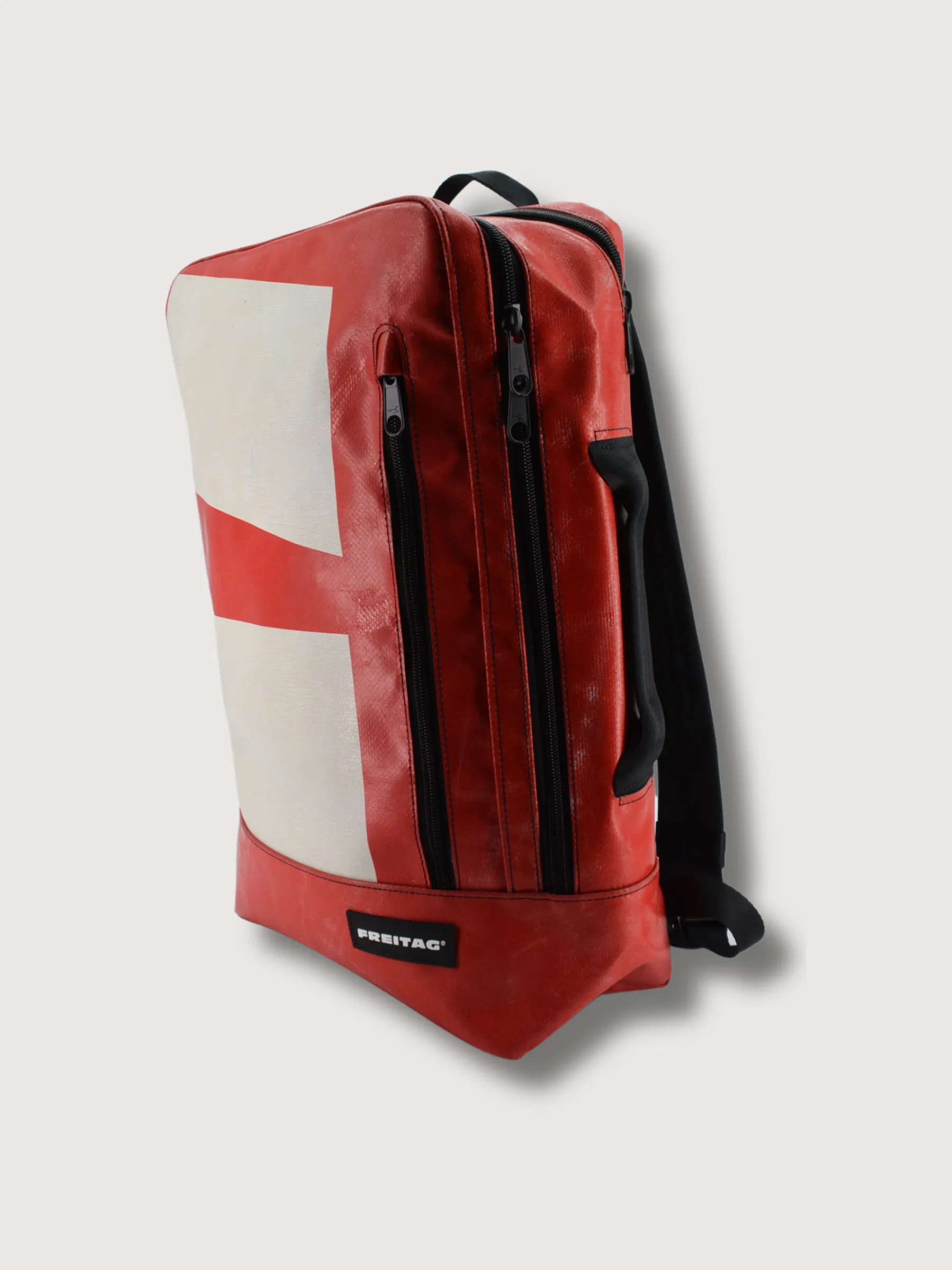Hazzard Red-White Backpack | Freitag