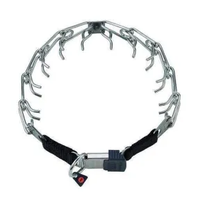 HERM SPRENGER - Stainless Steel ULTRA-PLUS Training Collar with Center-Plate and ClicLock Quick-Release Buckle