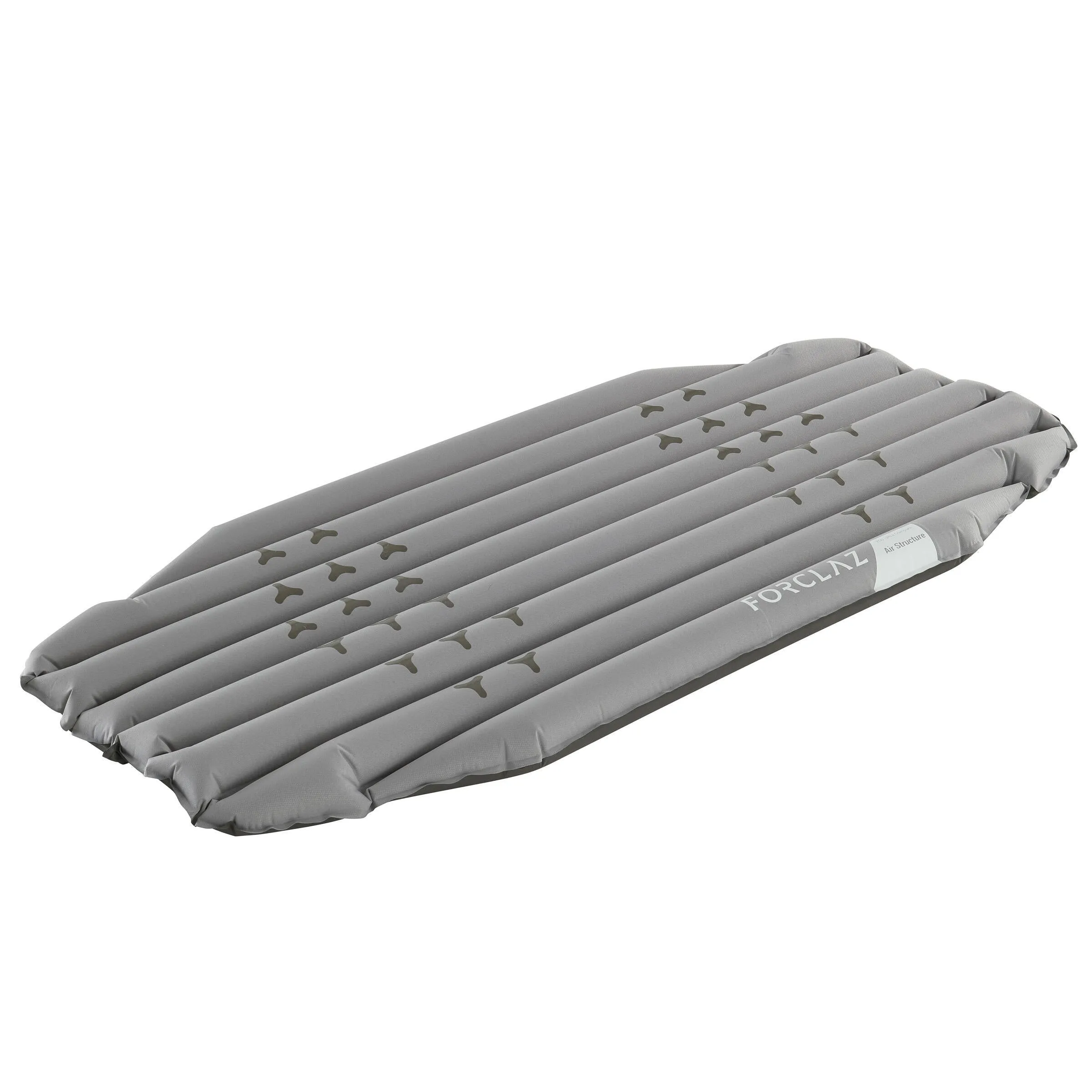 Inflatable mattress Forclaz Trek 700 Air Short for hiking, gray