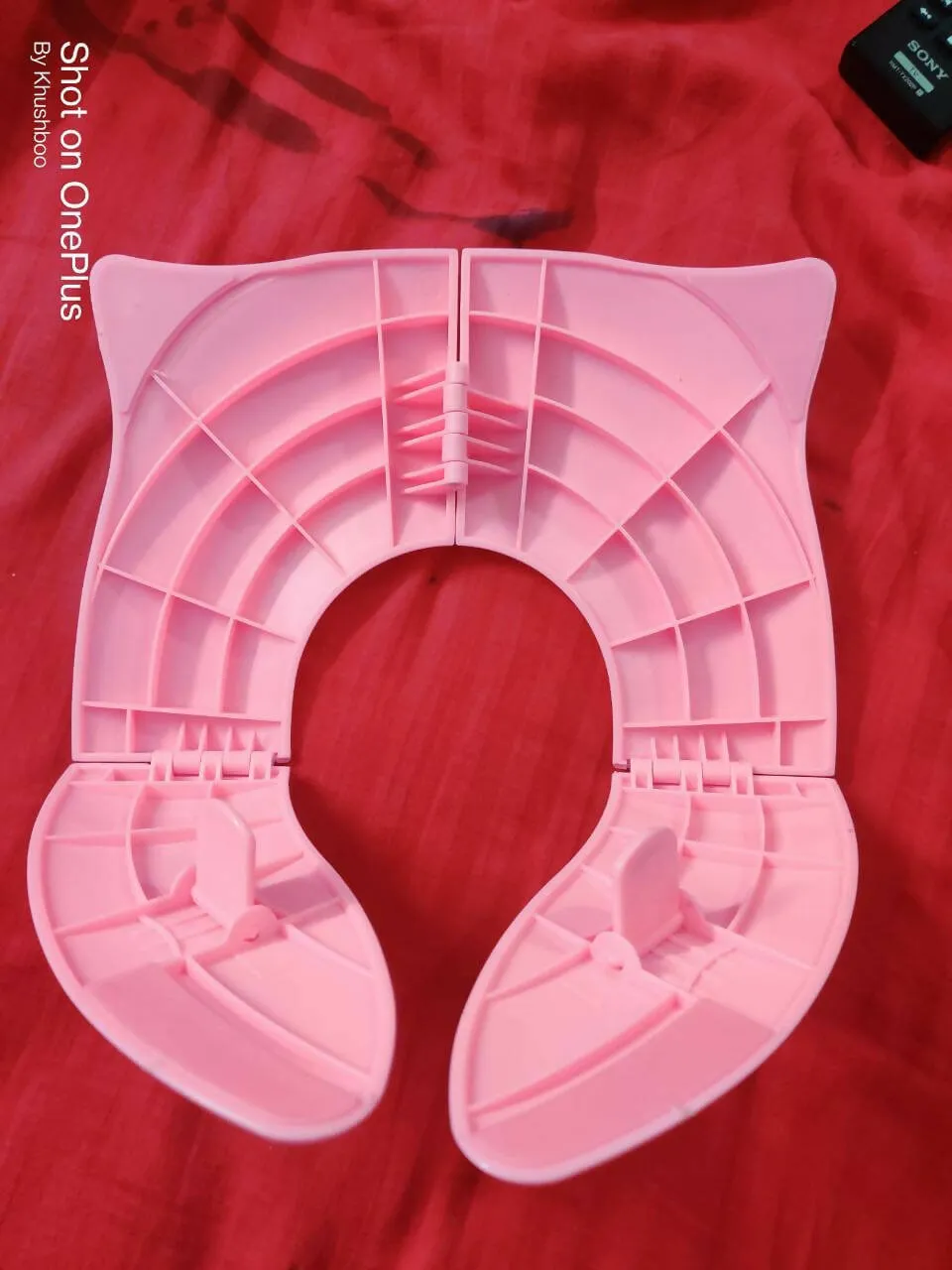 INOVERA Portable Baby Toilet Seat Foldable Western Kids Potty Trainer Cover for Toddler Boys Girls Travel