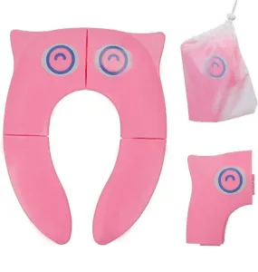 INOVERA Portable Baby Toilet Seat Foldable Western Kids Potty Trainer Cover for Toddler Boys Girls Travel