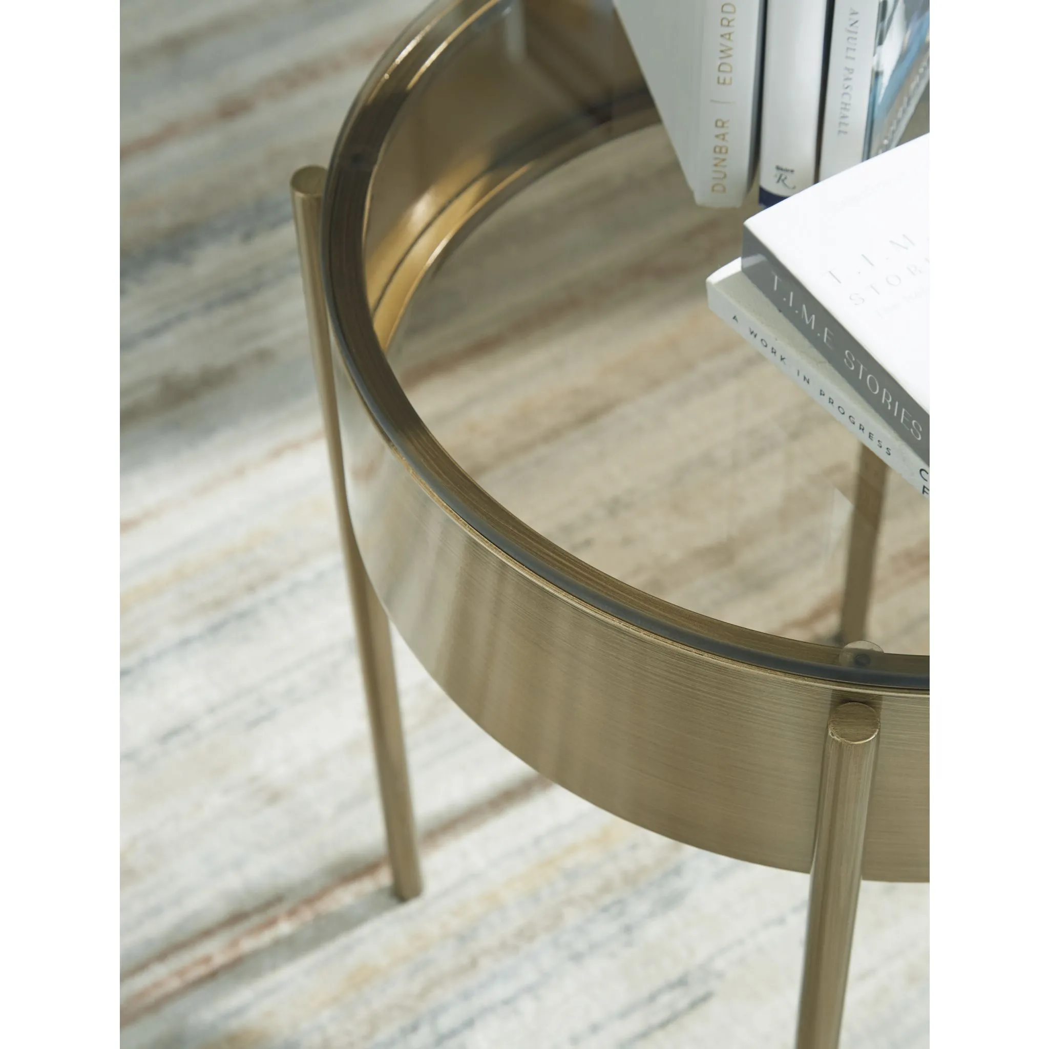 Jettaya 3 Pack Tables - Brushed Brass