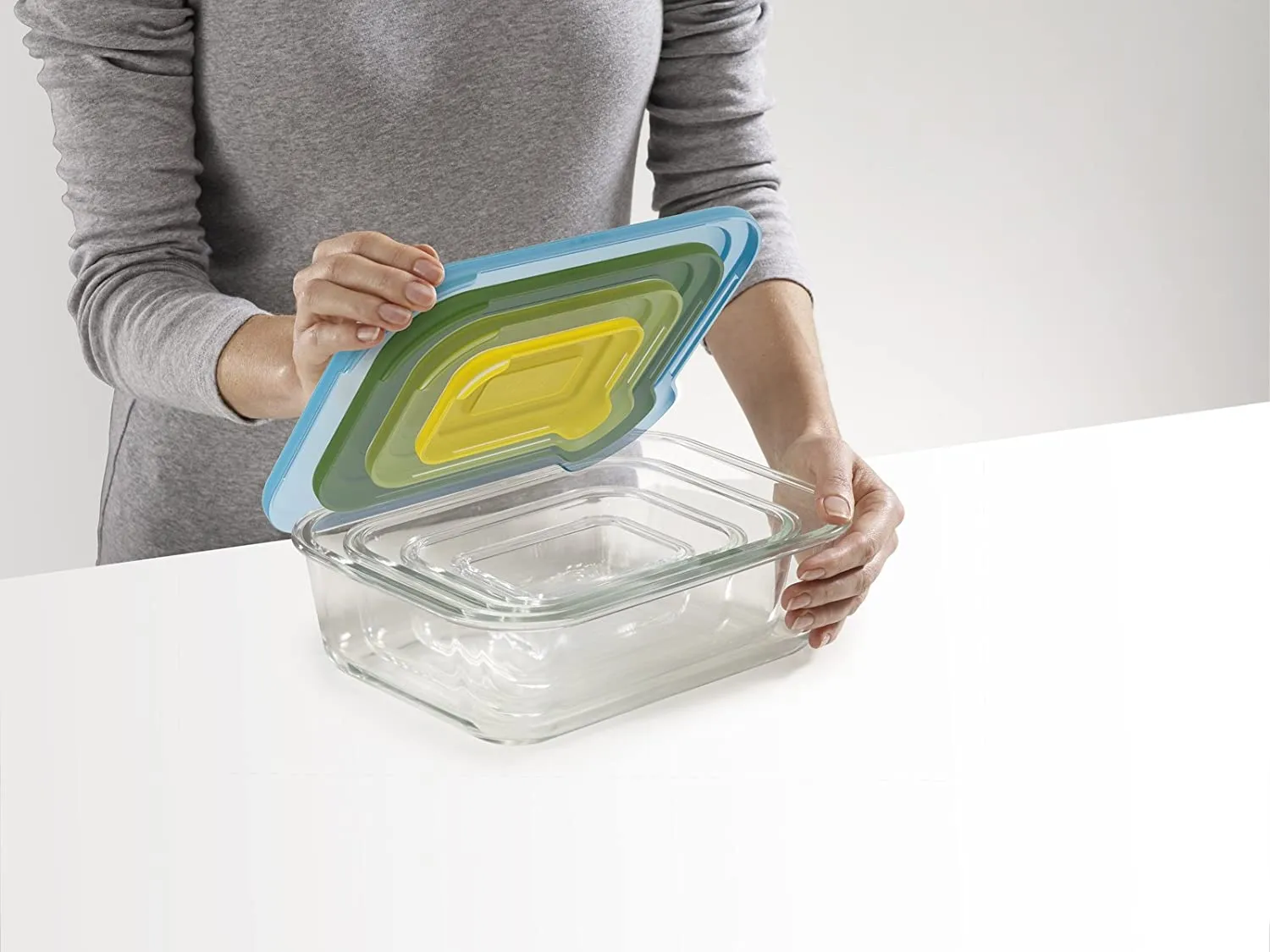 Joseph Joseph Nest Glass Storage 8pc Set